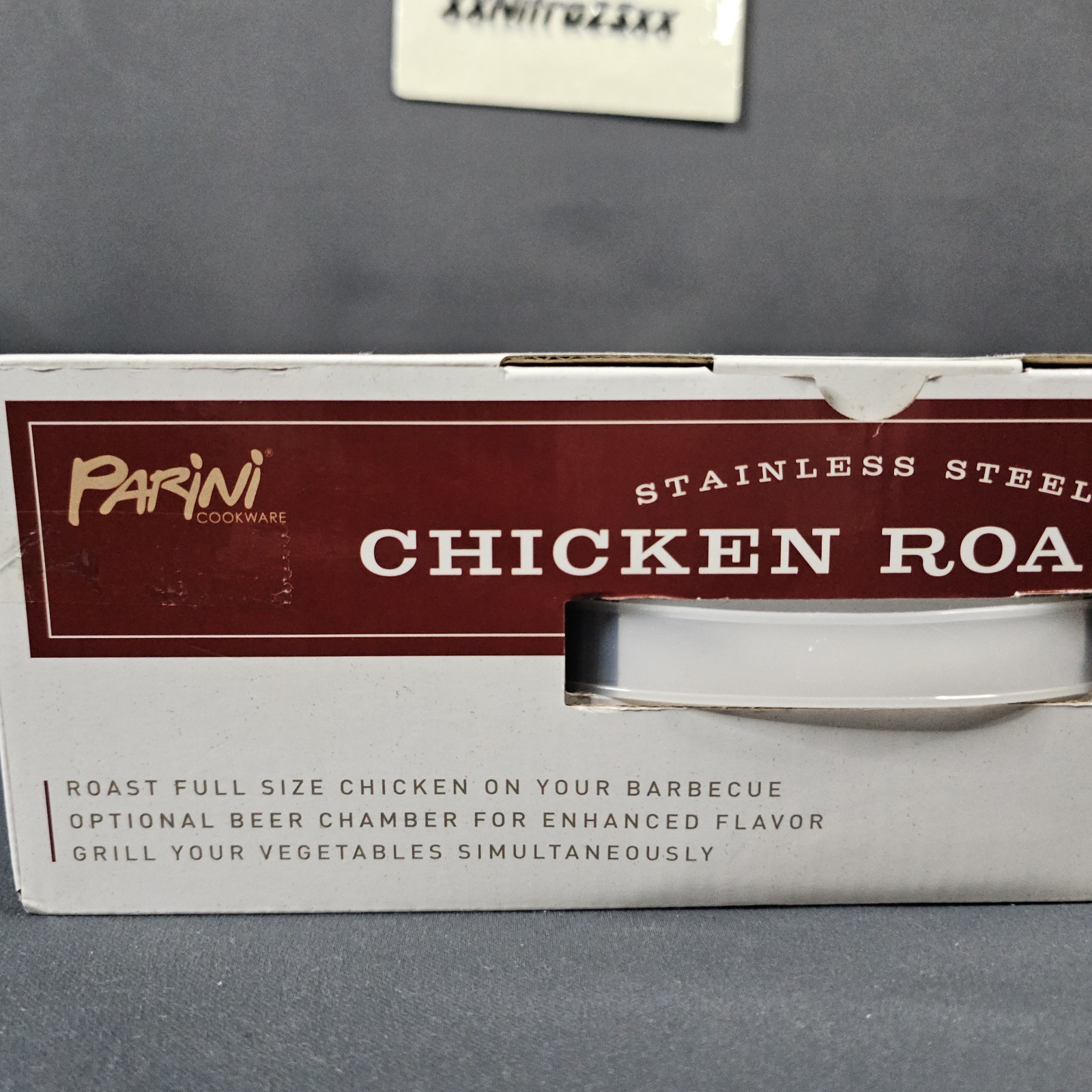 Parini Cookware Stainless Steel Chicken Roaster Grill Basket 11.75″ New & Sealed
