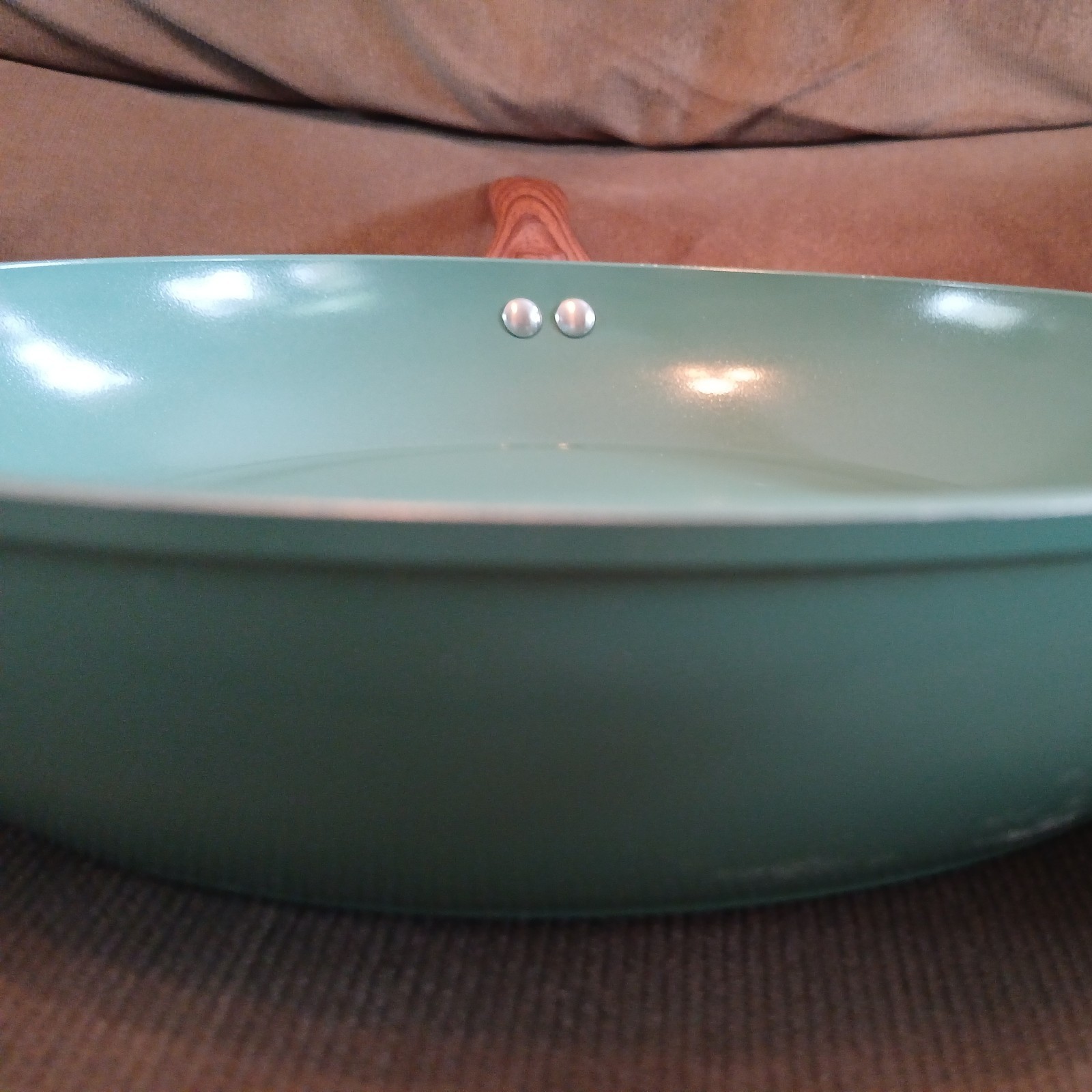 Phantom Chef 11″ Frying Pan Skillet Non Stick Green New