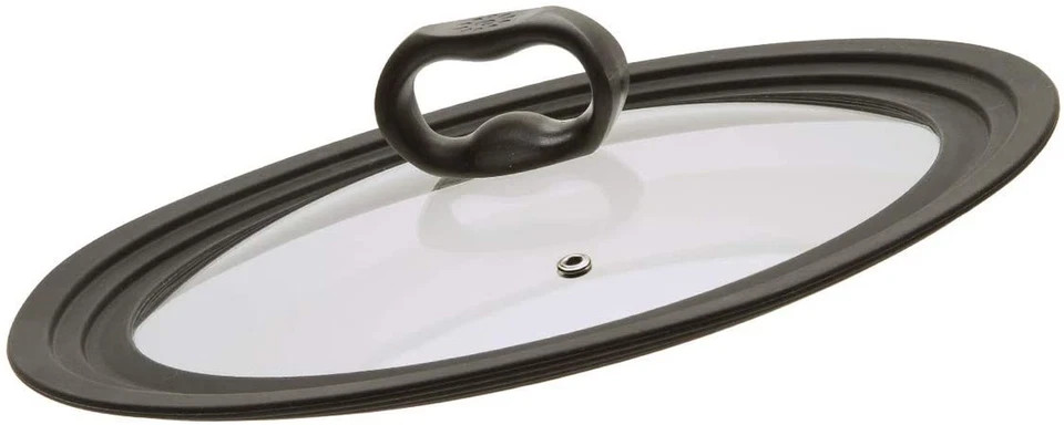 Ecolution Universal Lid for Pots and Pans, Fits 9.5-Inch to 12-Inch Cookware, Te