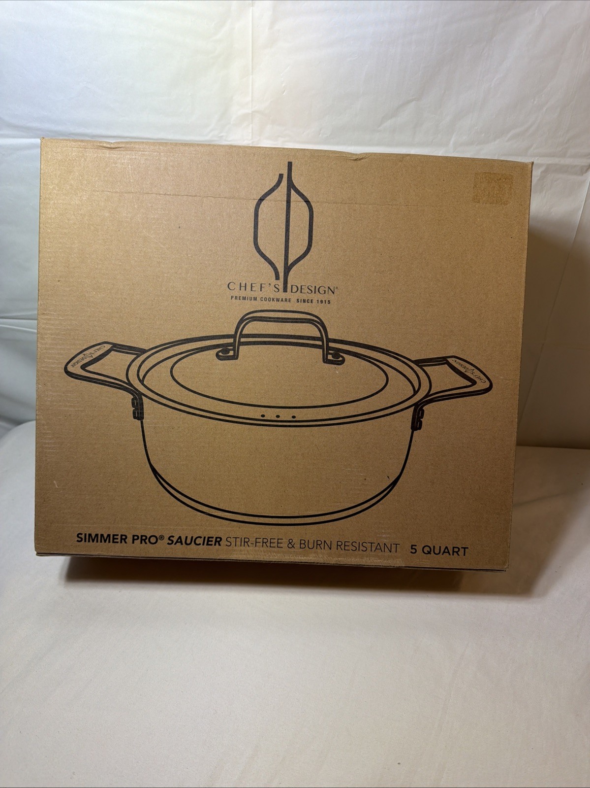 Chef’s Design 5 Quart Simmer Pro Saucier Pot