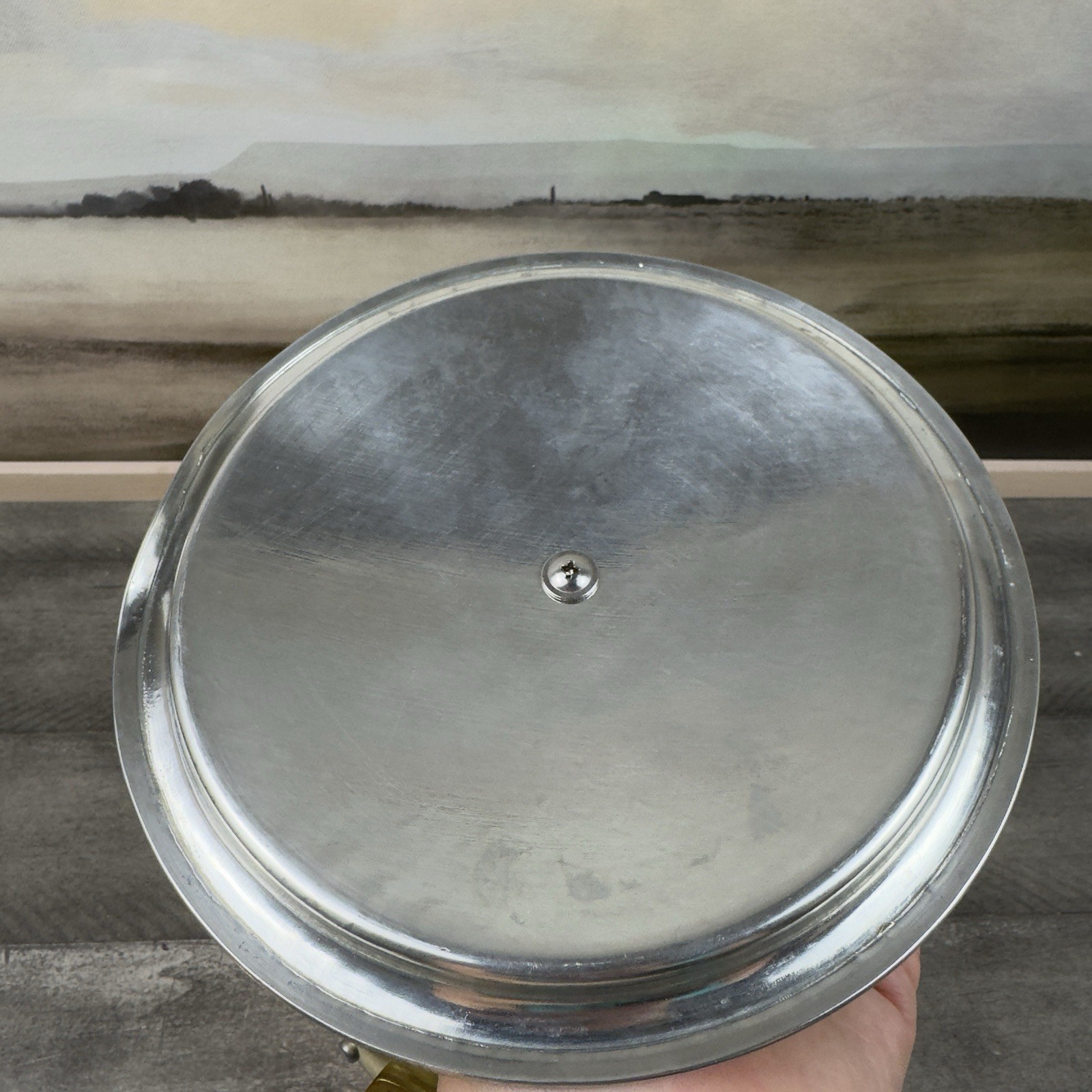 Williams Sonoma Ruffoni Historia Hammered Copper Saucepan 2 1/2 Qt. Bent *Read