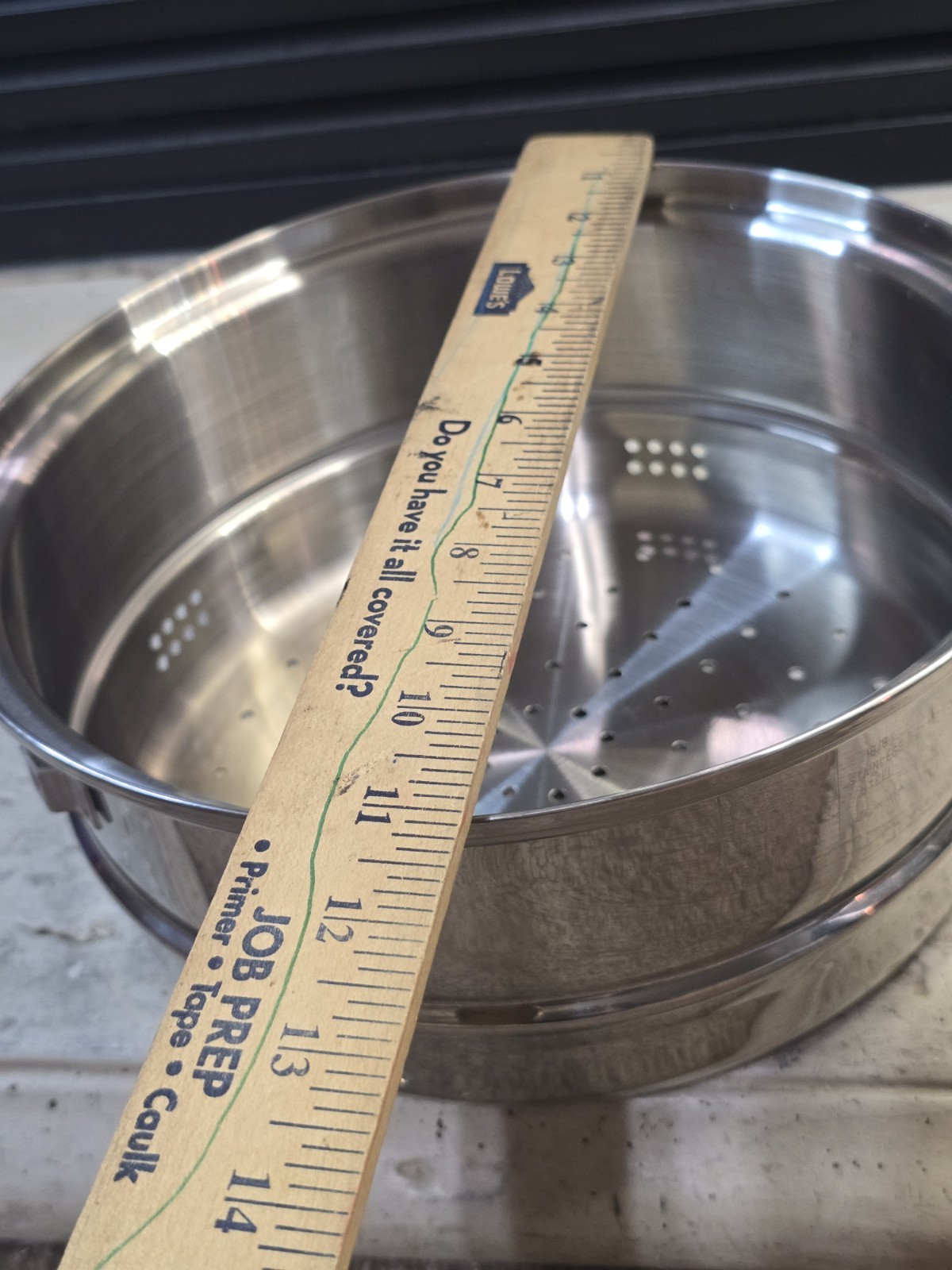 Anway Queen 18/8 Colander Strainer Insert Replacement Part No Handle
