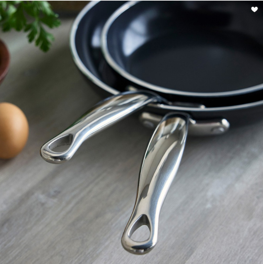 GreenPan Premiere Max Ceramic Fry Pan Set of 2 for Everyday Cooking