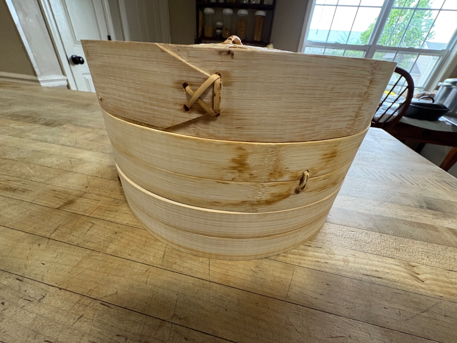 BAMBOO STEAMER BASKET 2 Tier 10-Inch KITCHENCRUST