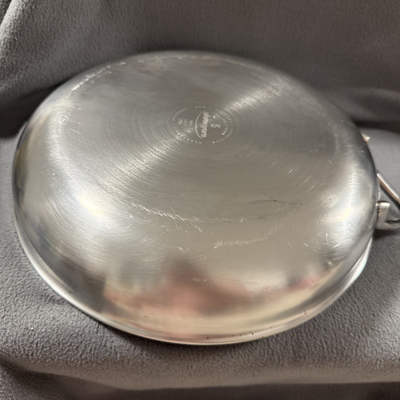 Demeyere Model #5 Nonstick 11.5 inch 5-ply 18/10 Fry Pan Made in Belgium – READ