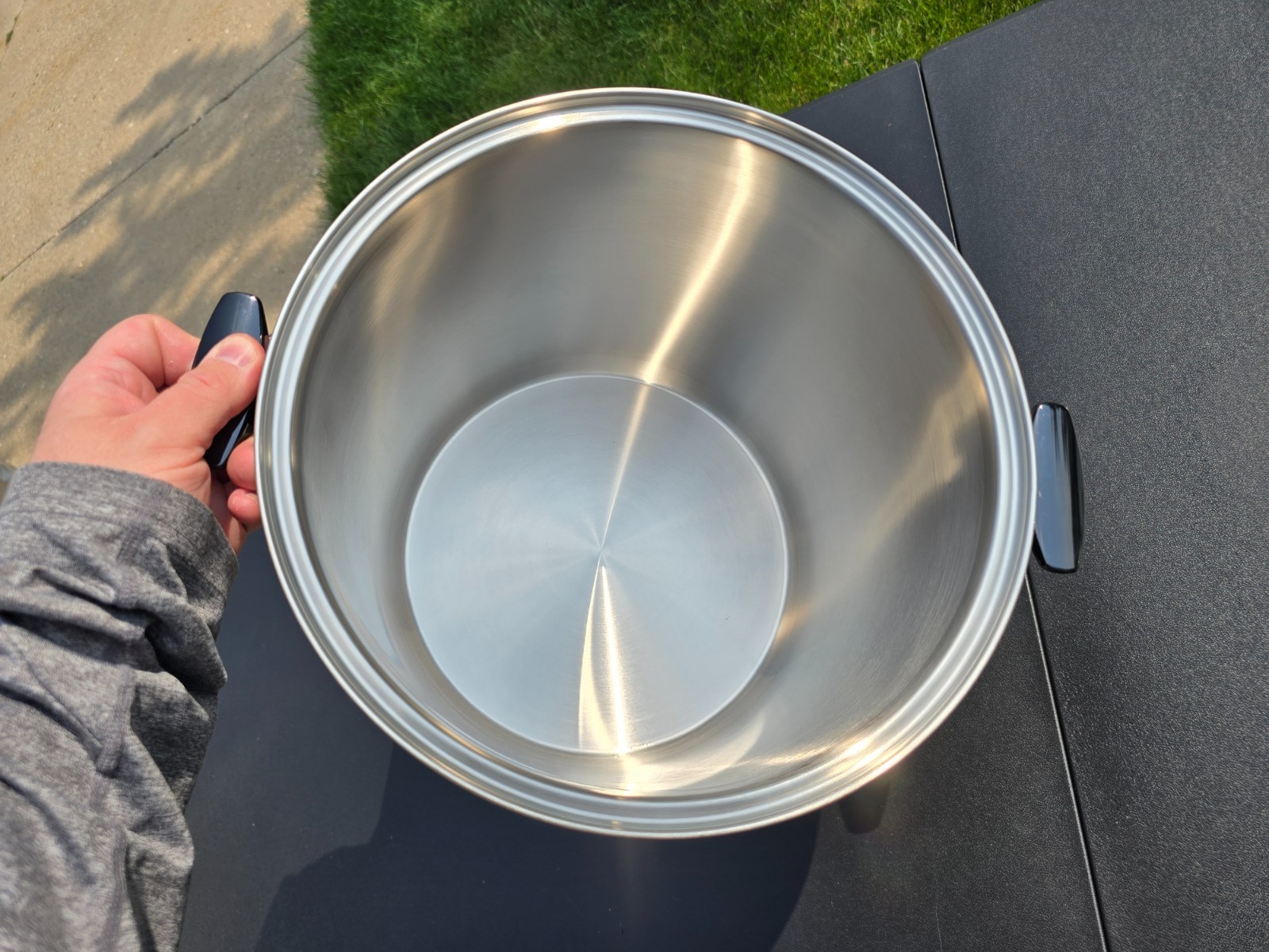 NEW! HUGE! West Bend Regal Ware 20 Qt Stainless Steel Stock Pot Pan & Lid USA