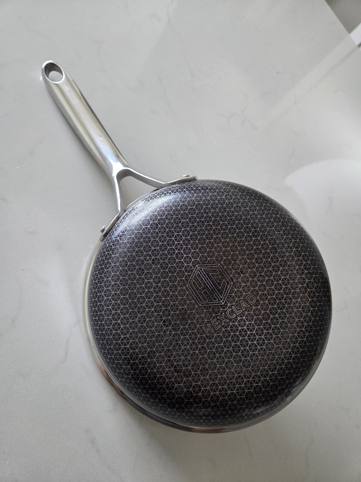 HexClad Stainless Steel Small Frying Pan 8″ Inch With Lid
