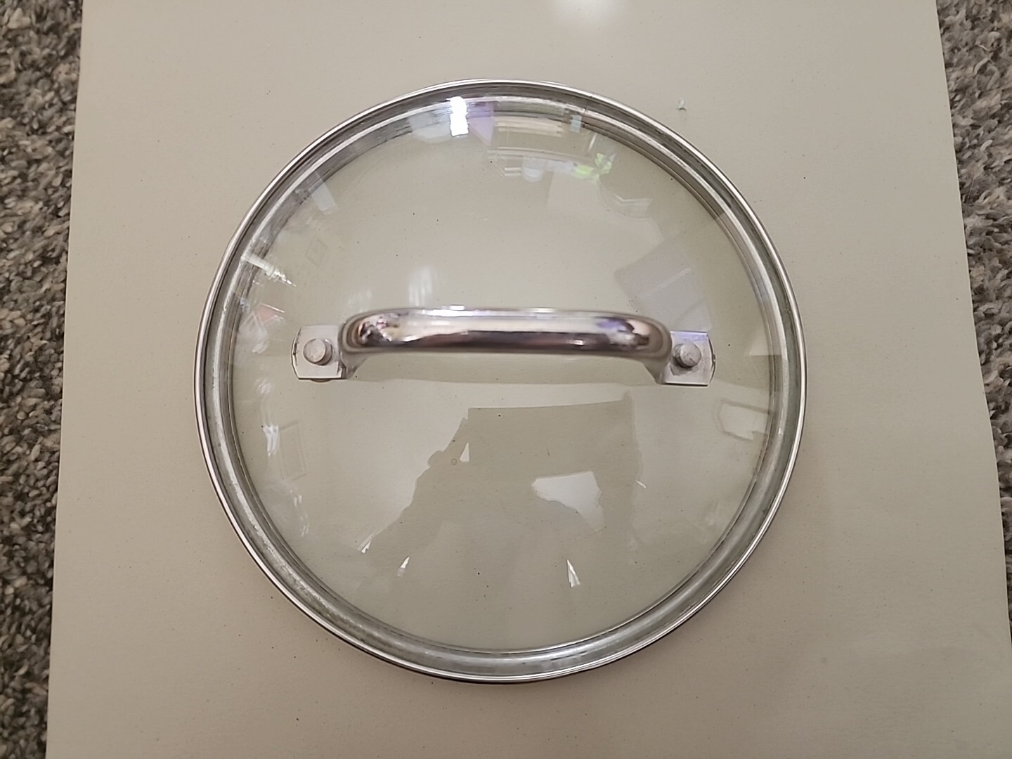 Lid Put Pan Steamer Insert Fits Inner 7″ Rim REPLACEMENT LID ONLY Glass