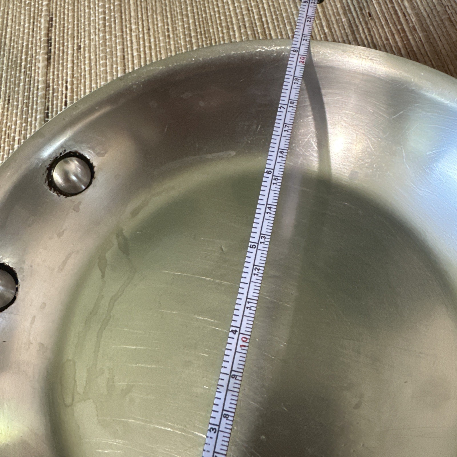 All-Clad Set Of 3 Stainless Steel 8” Stainless Steel Pan 2 Sauce Pans No Lids