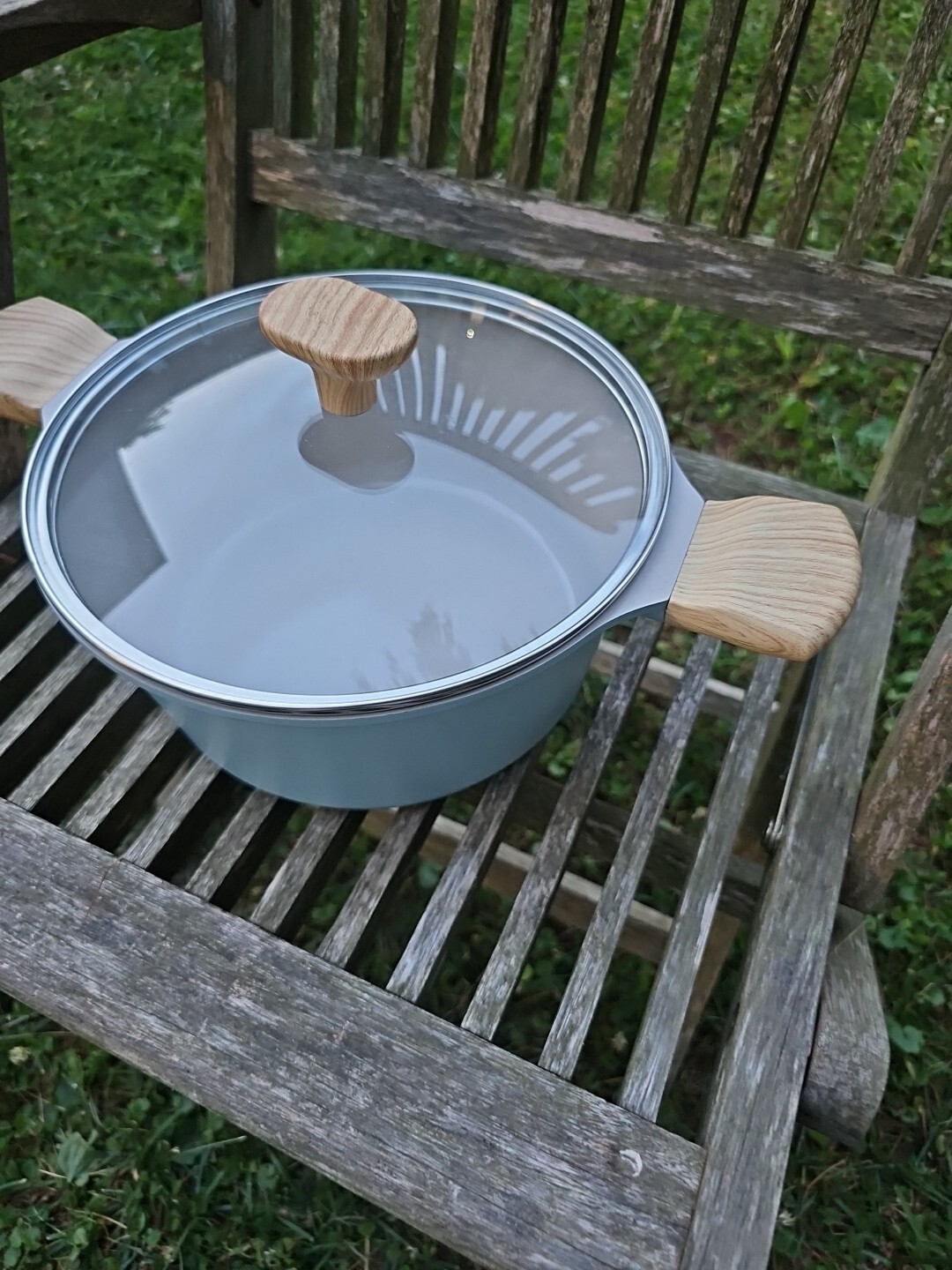 D&W Deane & White 4.5 Qt. Casserole 9.5” Inch Stock Pot Lid Cookware Blue