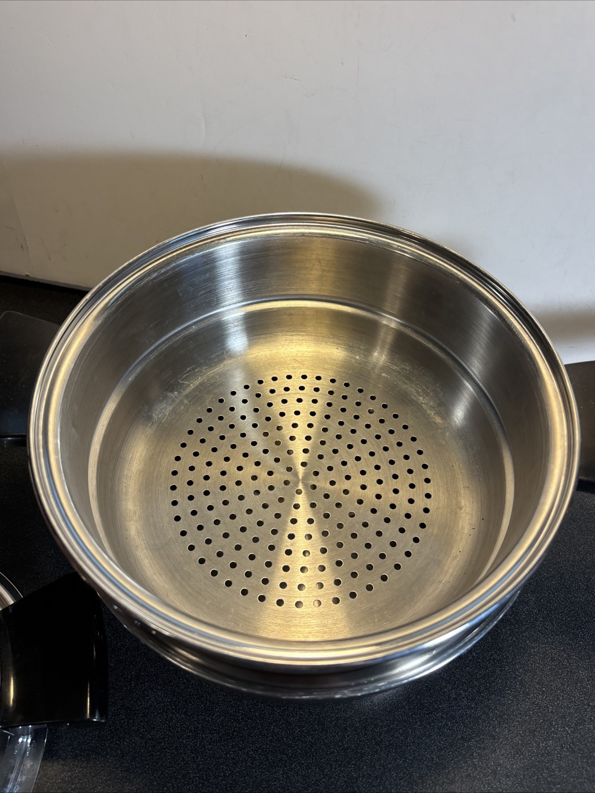 Cordon Bleu 7 Ply 3 Qt Saucepan With Steamer Basket and Dome Lid T304 VGC