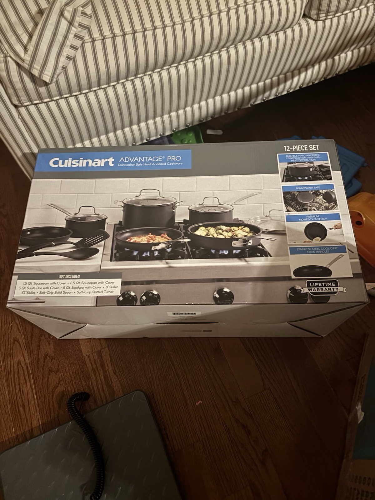 Cuisinart Advantage Pro Cookware Hard Anodized 12-Piece Set NEW IN BOX