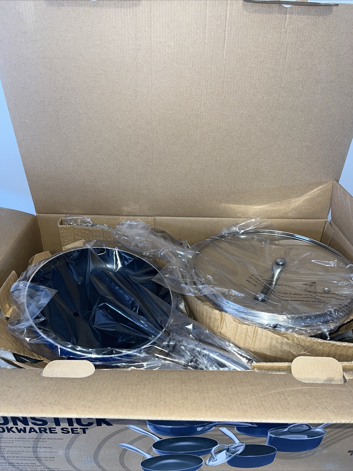Sedona Essential 10-Pc. Cookware Set Blue