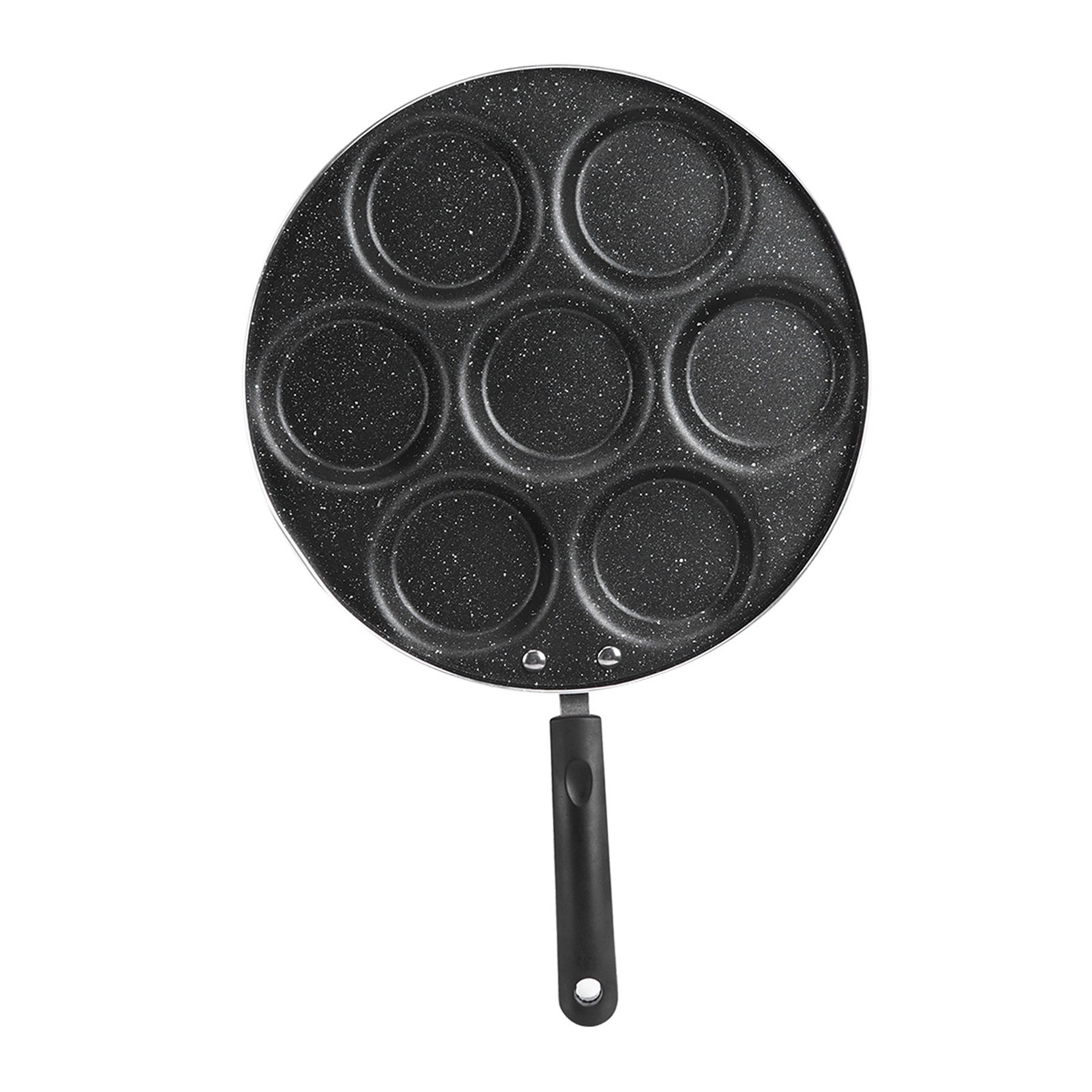 7-Hole Non Stick Cooking Pan For Fried Eggs Burger Mold Kitchen Supplies ZXS