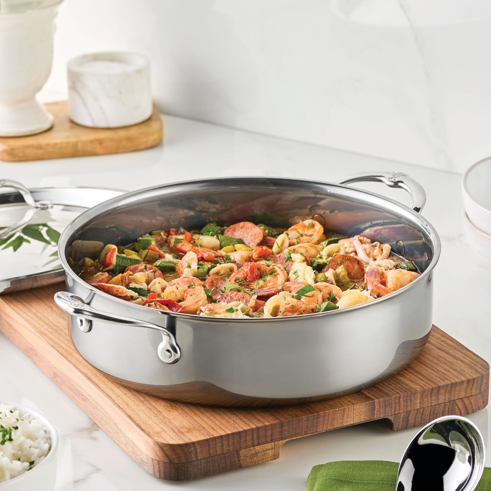Hestan NanoBond® Titanium Stainless-Steel Rondeau, 9-Qt, Shipped from U.S