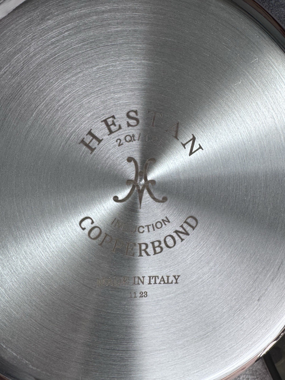 Hestan Copperbond: 11” Pan And 2qt Saucier Pot 5-ply! Made In Italy. Used Save $