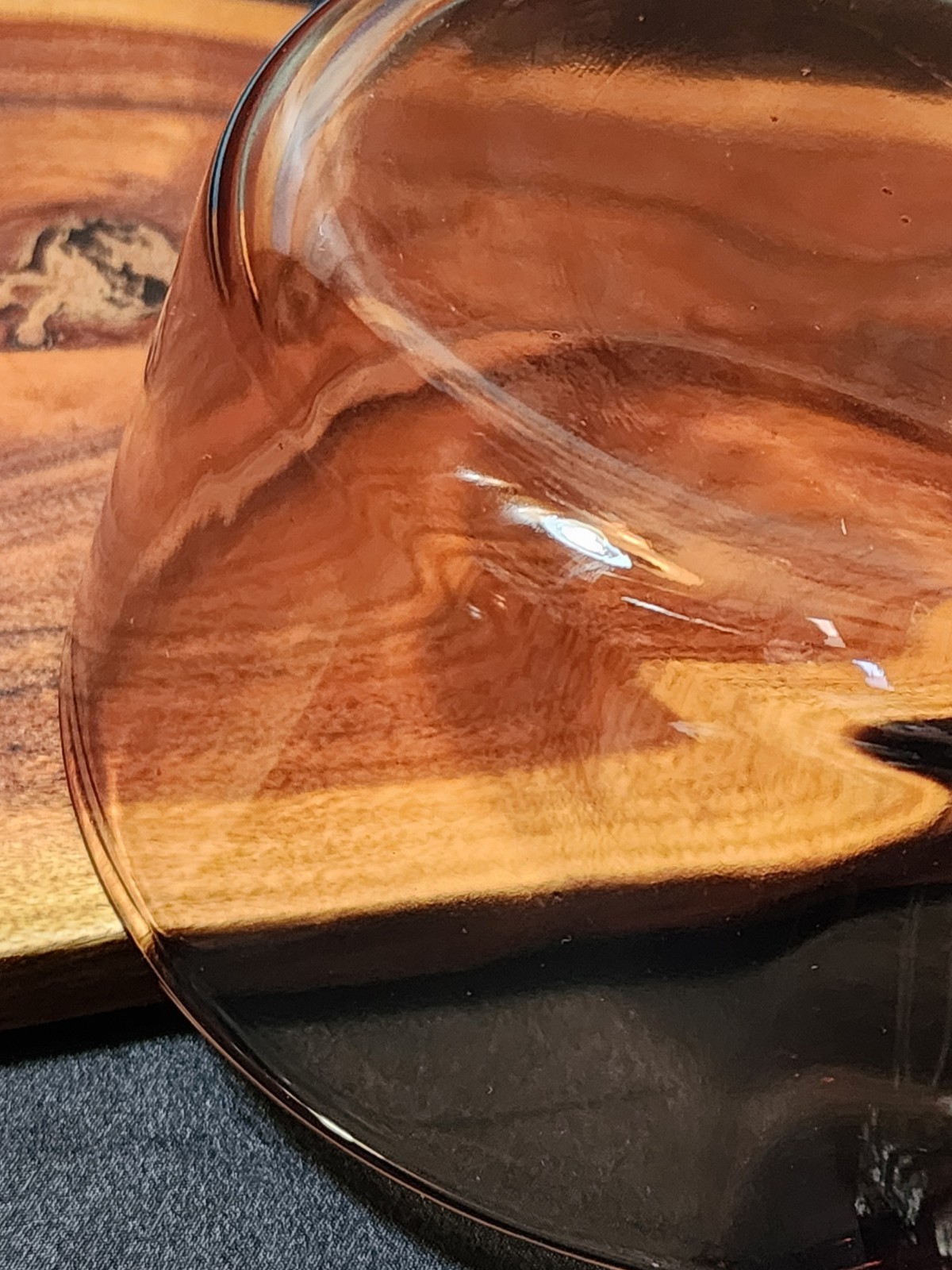 1970’s Visions Corning 1 Liter Saucepan V-1-B With Pyrex Lid P-8-1C Amber France