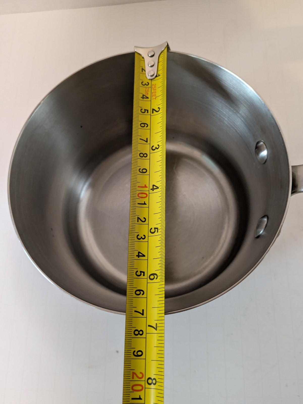 KitchenAid 1-3/4 Qt Stainless Steel Saucepan Lid 3-Ply Copper Base Induction