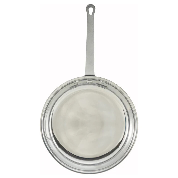 Winware 7 Inch Aluminum Fry Pan in Mirror Finish