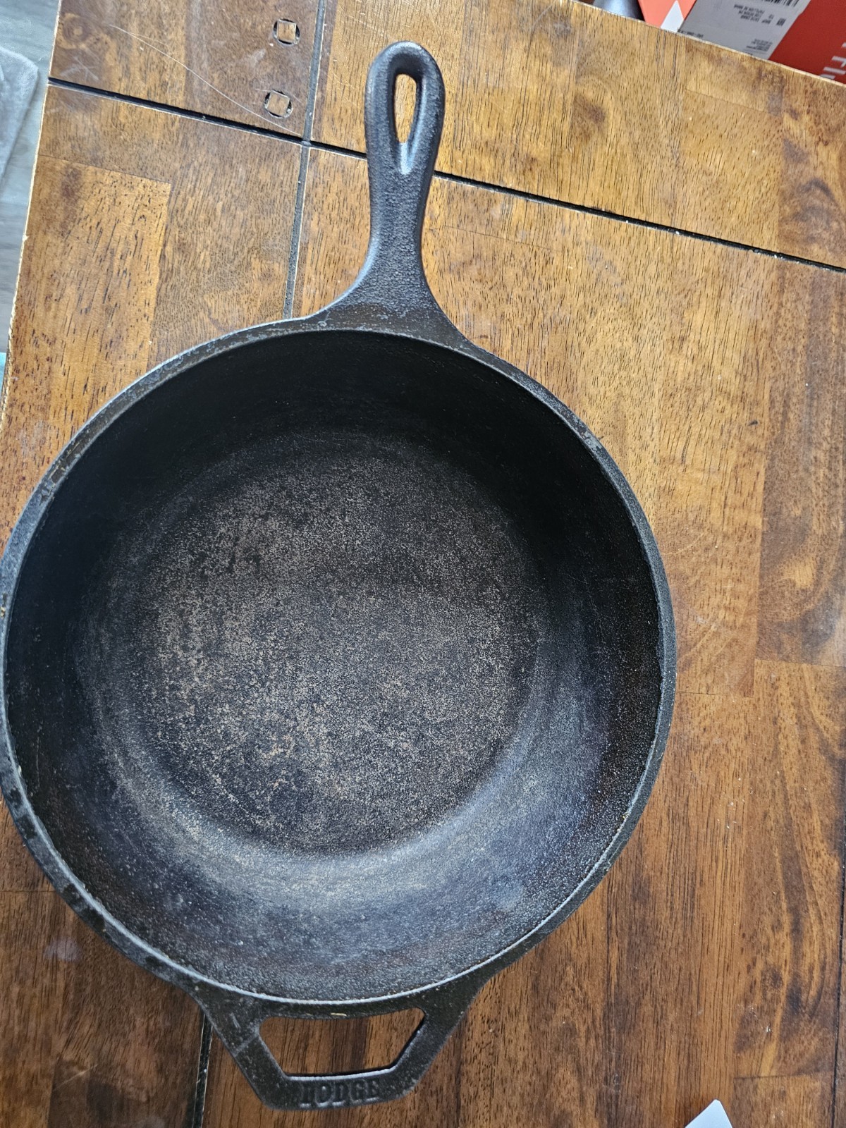 Lodge 10 in Wide 3 In Deep Cast Iron Skillet, Double Handle, USA