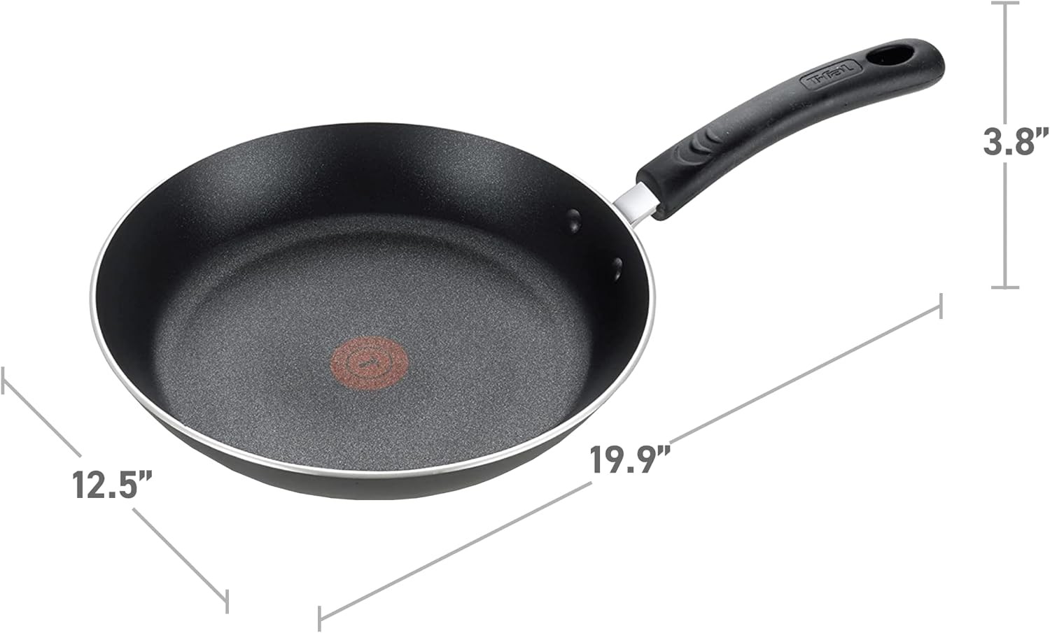 Nonstick Fry Pan 12.5 Inch Induction Oven Broiler Safe 400F Non Stick