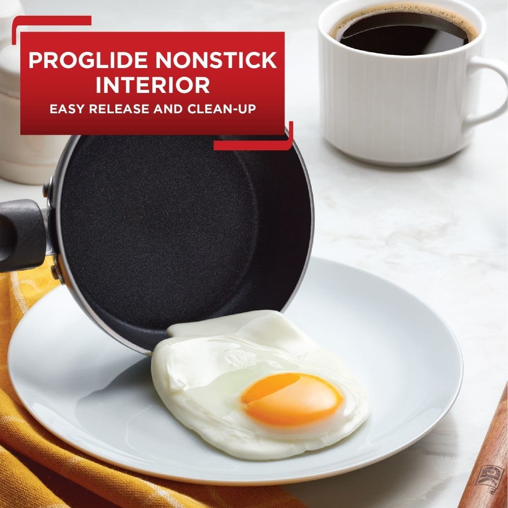 4.5 Inch Nonstick Egg Frying Pan with Lid, Single Serve Small Skillet