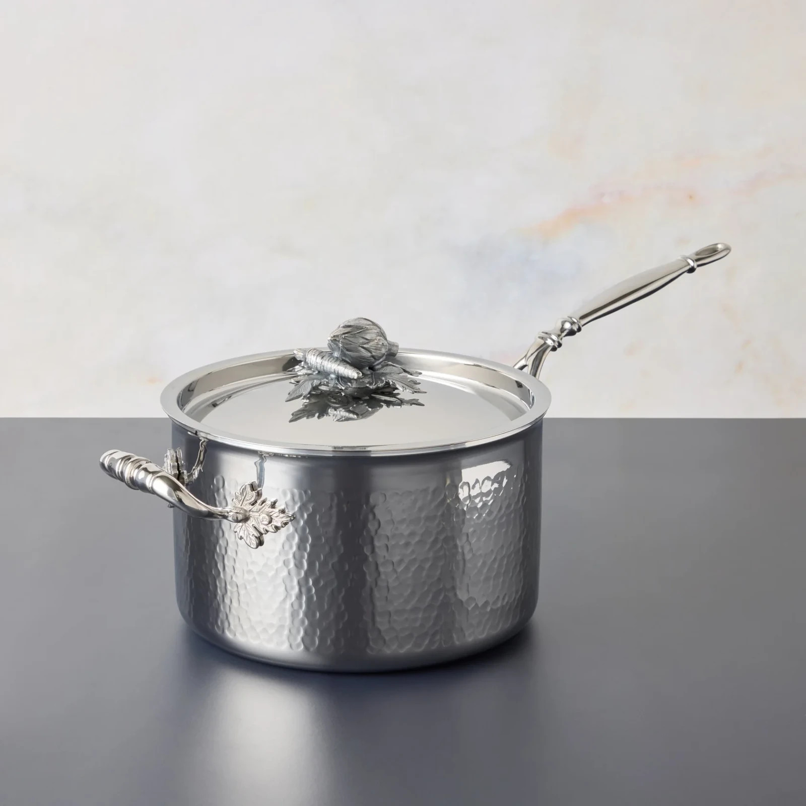 Ruffoni Induction – Opus Prima – Casserole 1 handle + lid ø cm 20