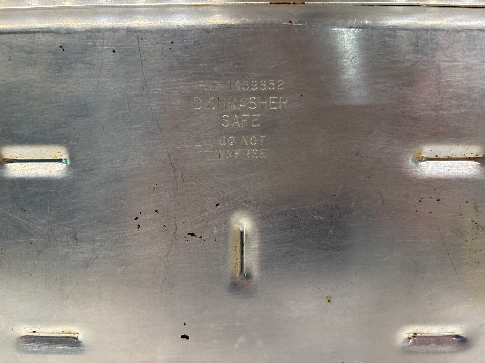 Vintage 1950’s Small 10”X 6½” Aluminum Miniature Cookie Sheet