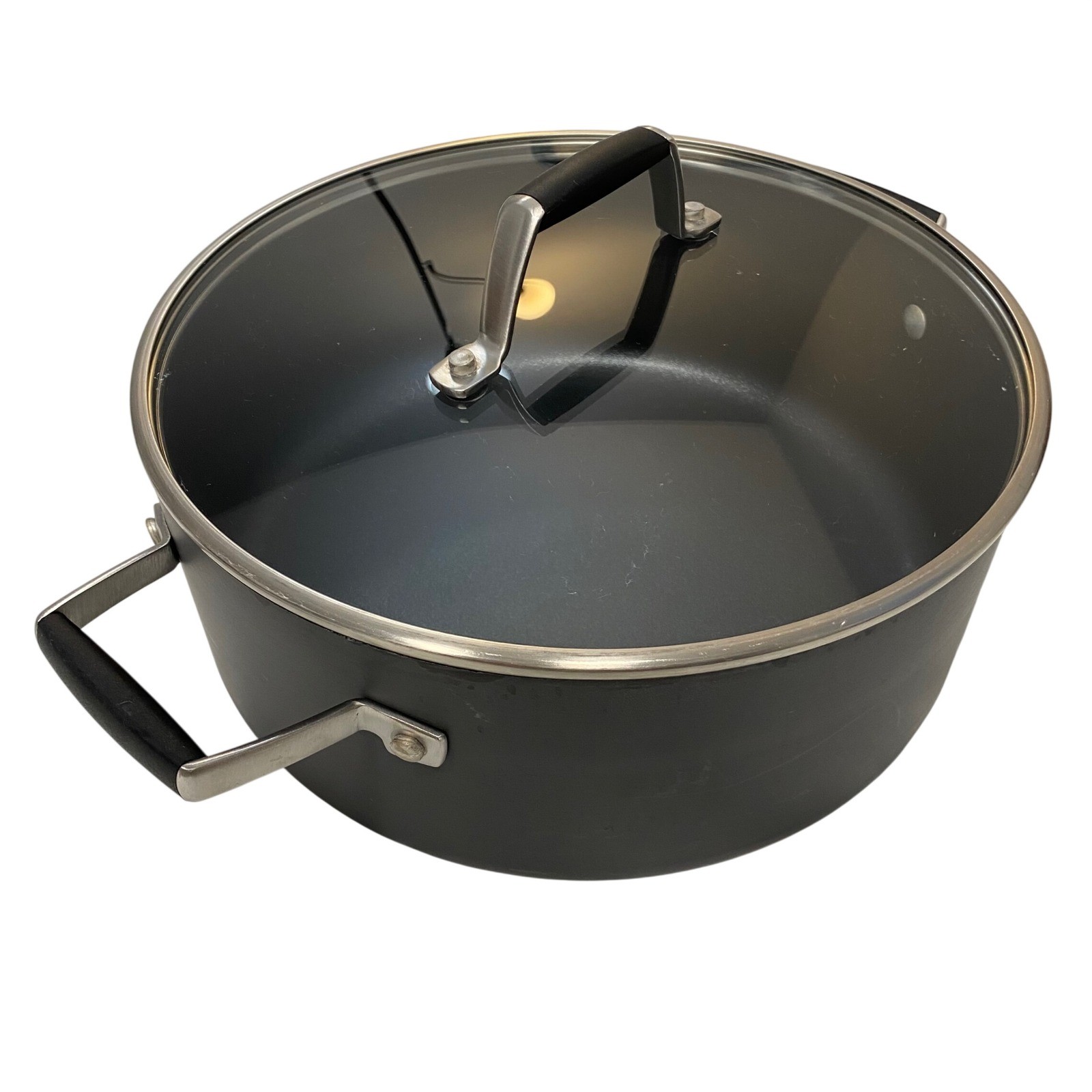 Calphalon Select 5 Qt Nonstick Dutch Oven Stock Pot Glass Lid 8785