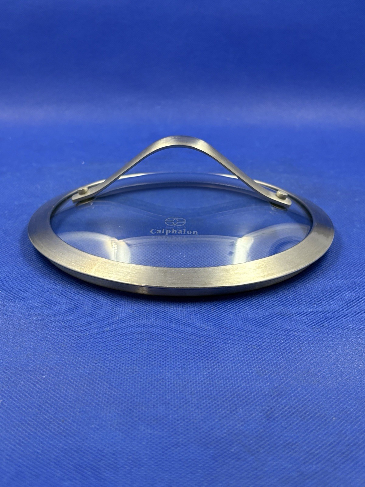 Calphalon 6-3/4″ Inner Rim 7-1/8″ Outer Tempered Glass Lid Stainless Steel