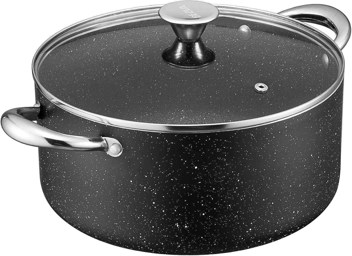 BEZIA 6 Quart Nonstick Stock Pot with Lid for Soup