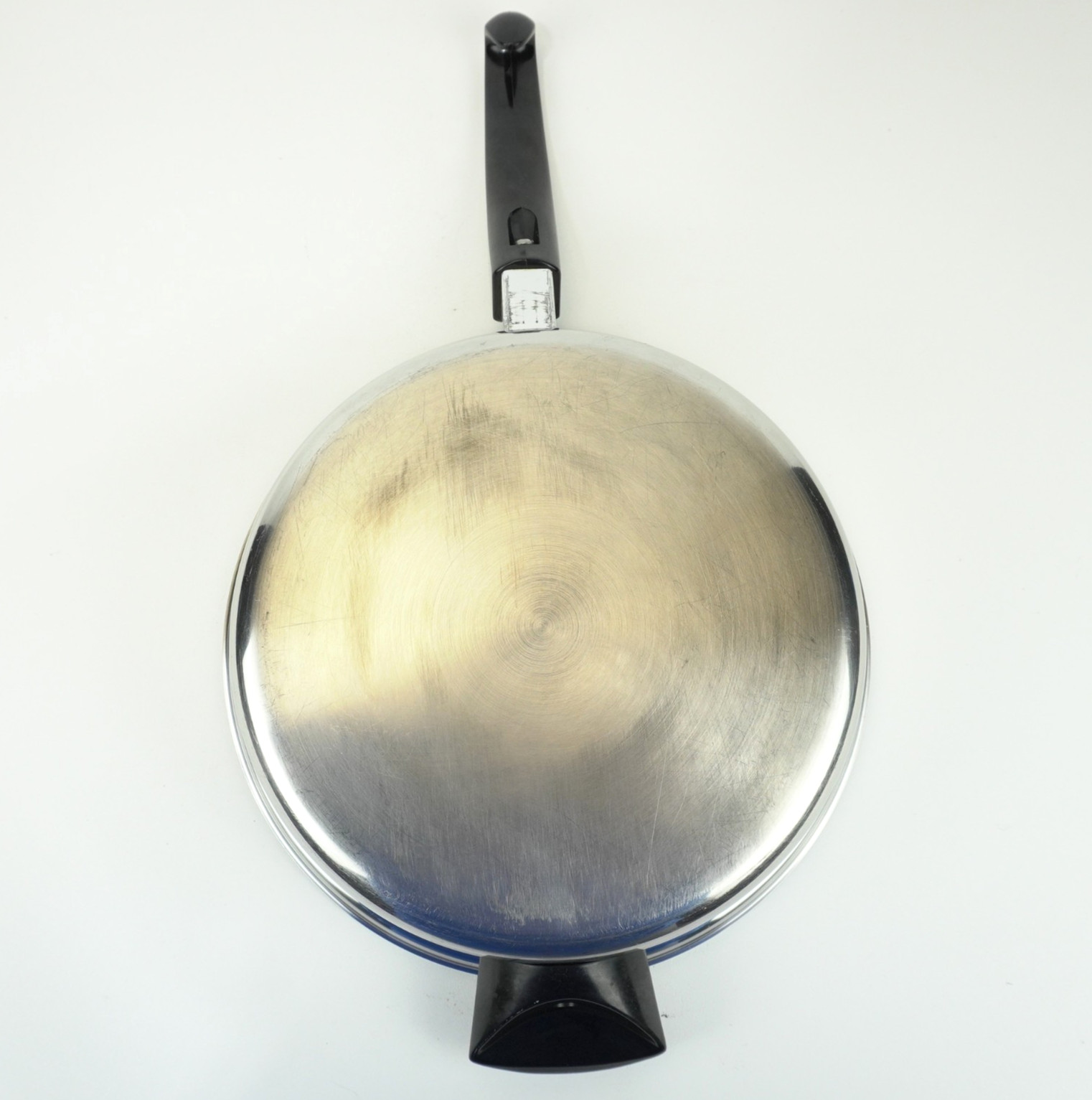Seal-O-Matic Thermium Multi-Plex 11” Stainless Steel Fry Pan USA Vintage No Lid