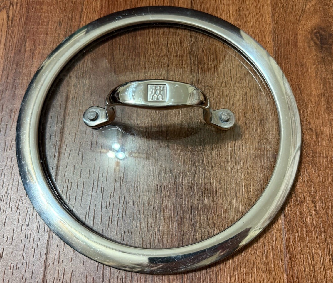 Zwilling JA Henkels Stainless Steel & Glass Sauce Pan 6.5” Inner 7” Lid Only