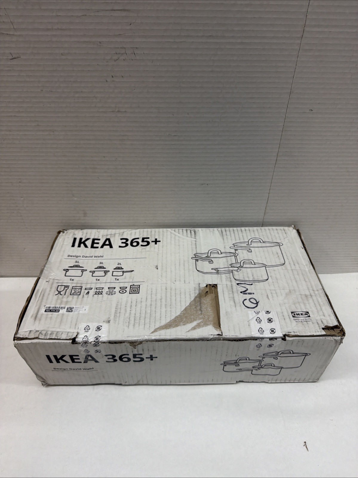New IKEA 365+ Stainless Steel Cookware 6 Piece Set 705.779.08