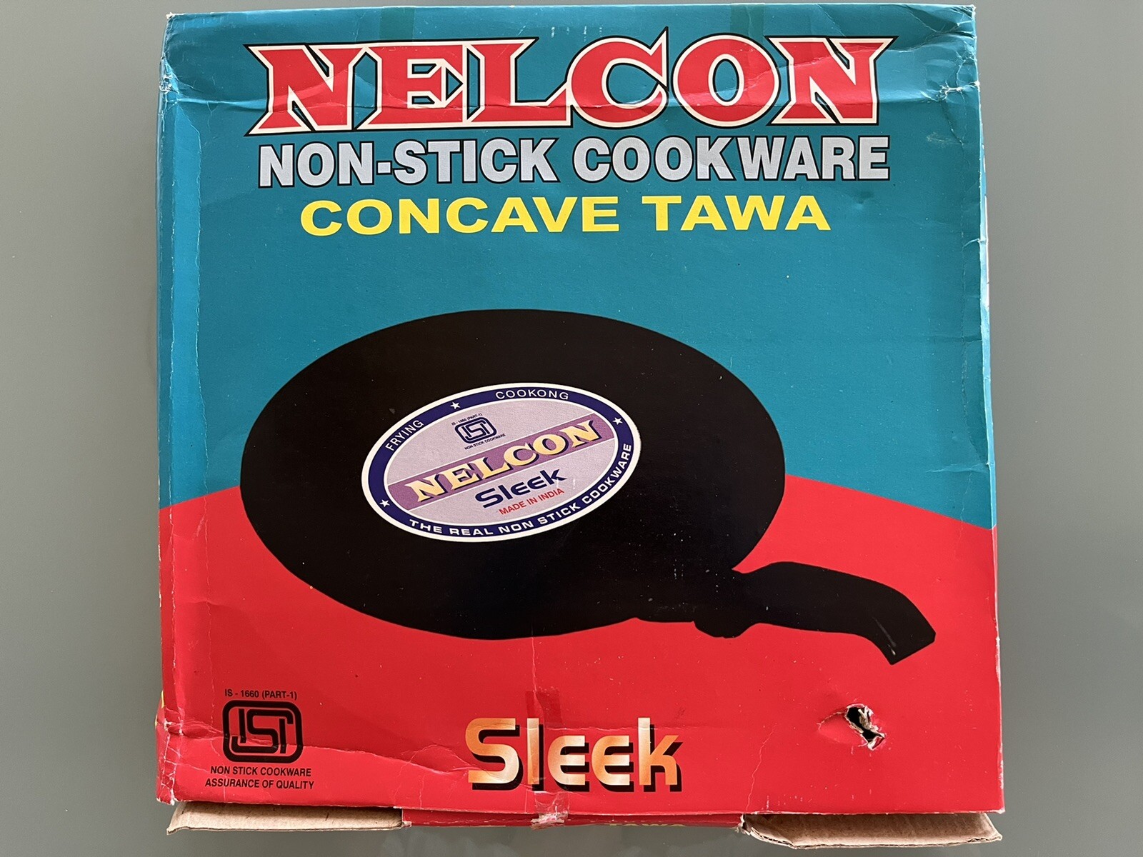 Frying Pan 10″ Induction Base Concave Griddle Dosa Tawa Non Stick Bakelite Handl