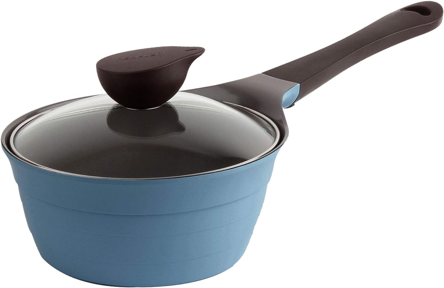 Neoflam Nonstick 1.9qt Saucepan Butter Warmer Milk Boiling, Melting Pot with Lid