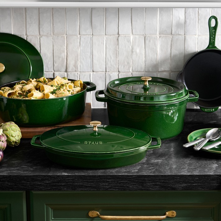 Staub Basil with Brass Collection-Williams Sonoma|40389