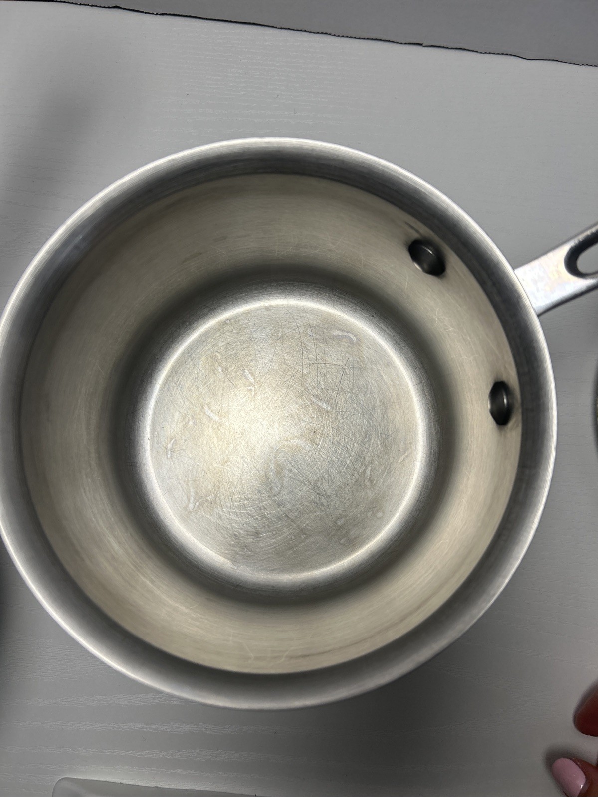 All-Clad Copper Core 2 Qt Saucepan Set w/ Porcelain Double Boiler