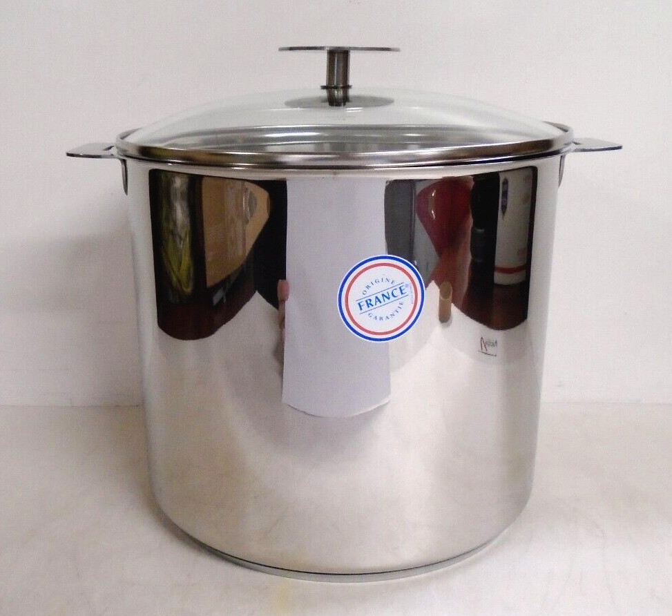 NIOB Cristel Casteline 21110L 7.6 QT Stockpot w/Lid | 11″ x 7.75″ x 8.75″ | 22cm