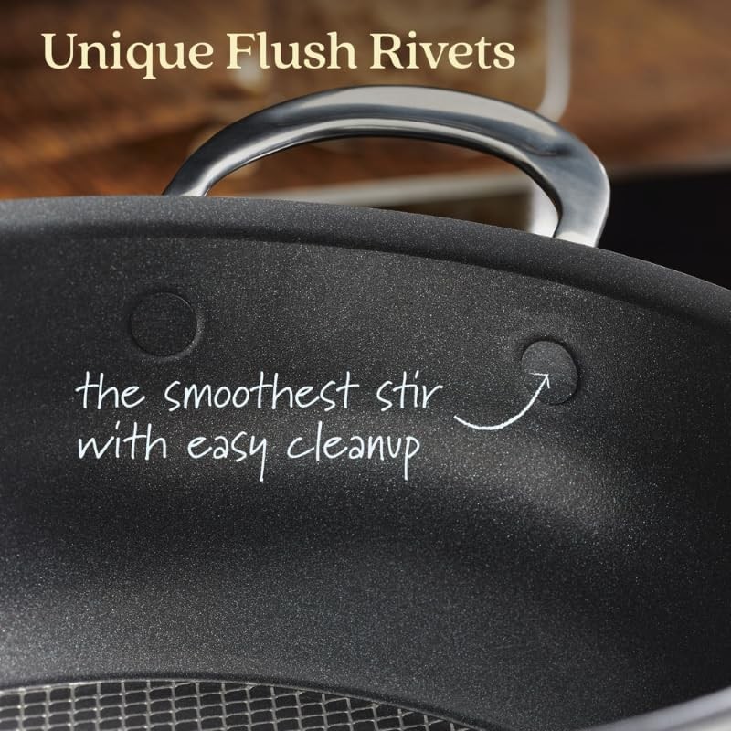 X Hybrid Nonstick Casserole Pan with Lid, Dark Gray