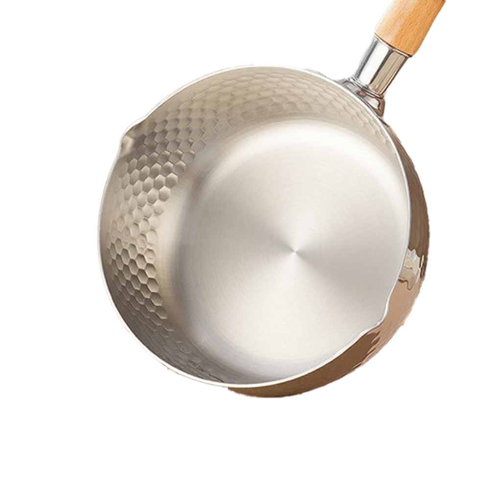 Yukihira Look Stainless Steel Saucepan 34.5CM Quart Size with Lid and Handle