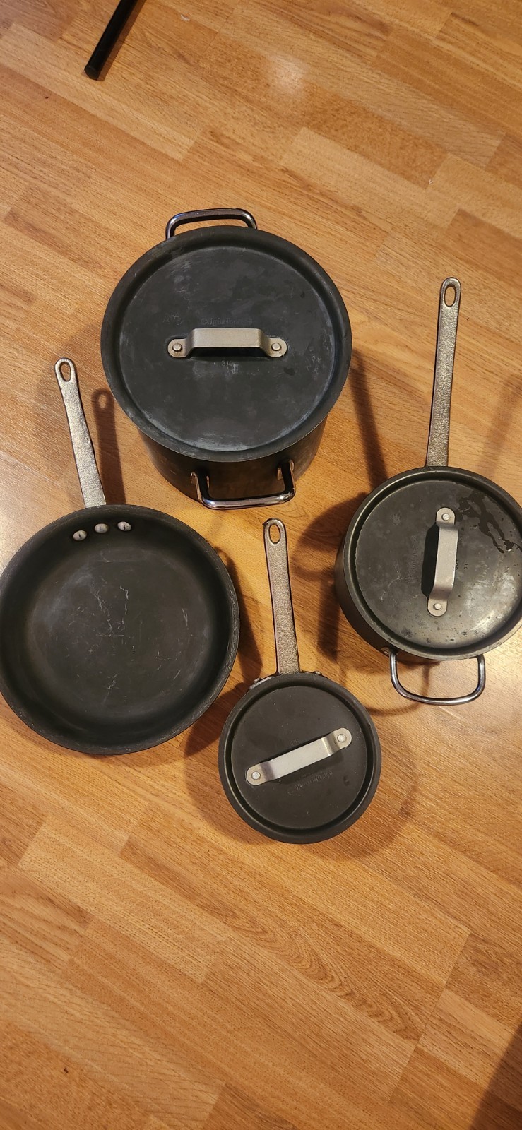 Calphalon Classic 7-Piece Hard-Anodized Aluminum Nonstick Cookware Set Black