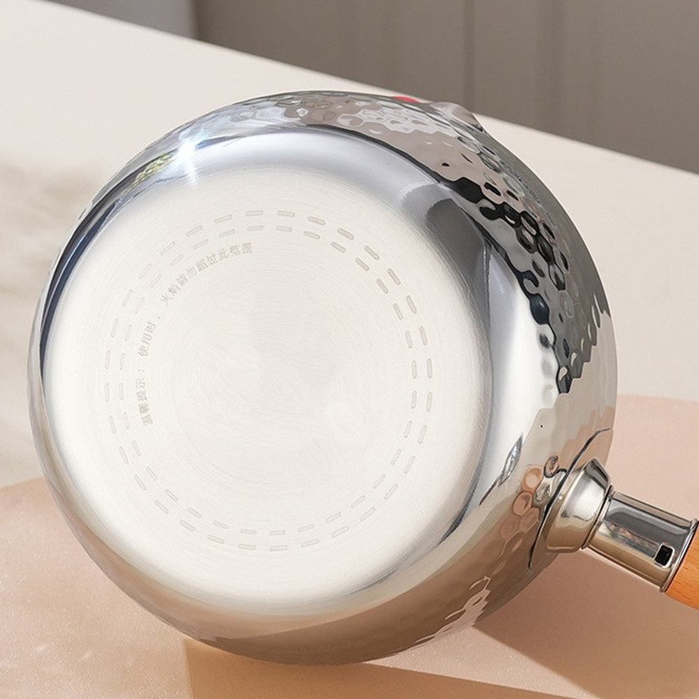 Yukihira Look Stainless Steel Saucepan 34.5CM Quart Size with Lid and Handle
