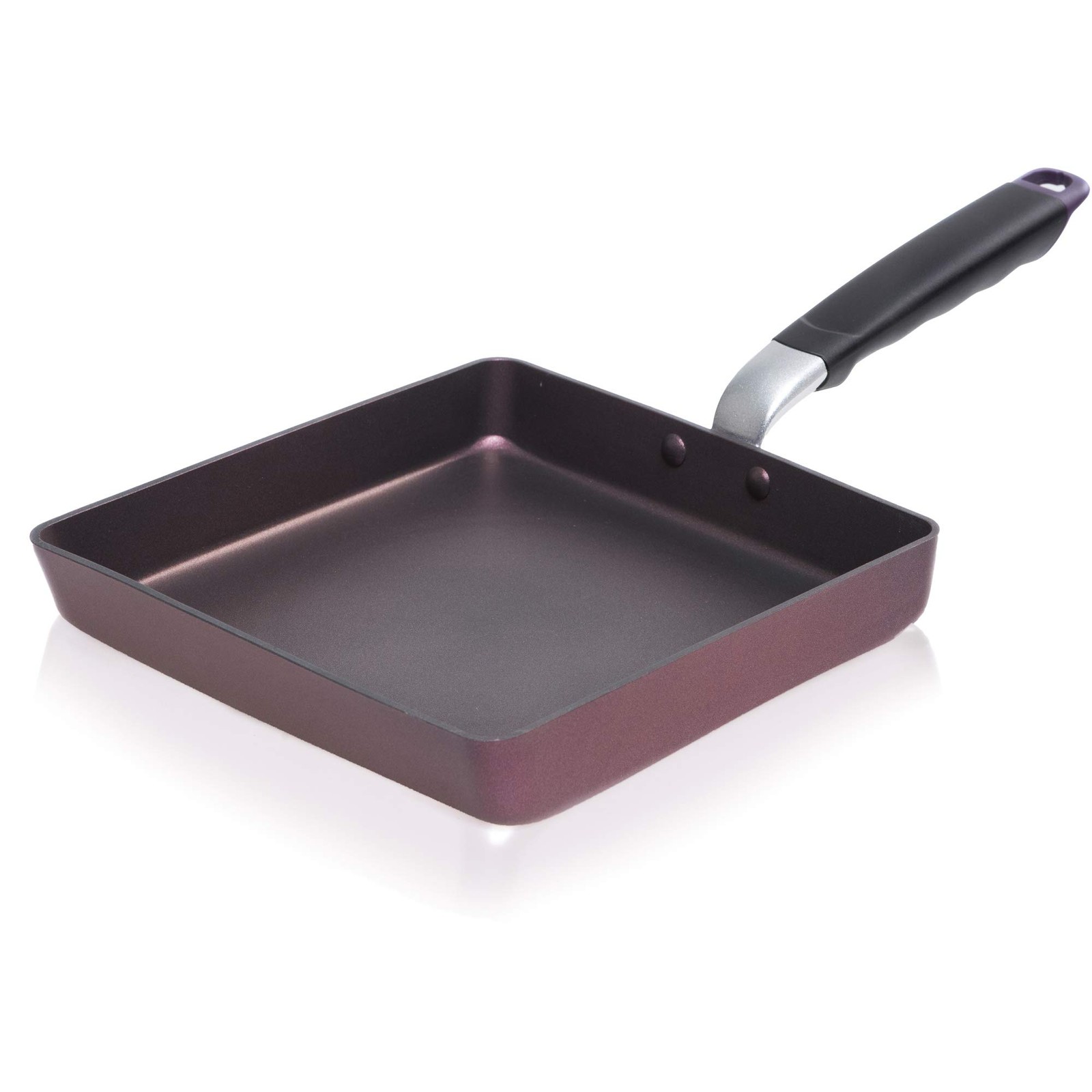 TECHEF Tamagoyaki Japanese Omelette Pan/Egg Pan – Large, Purple, Made in Korea
