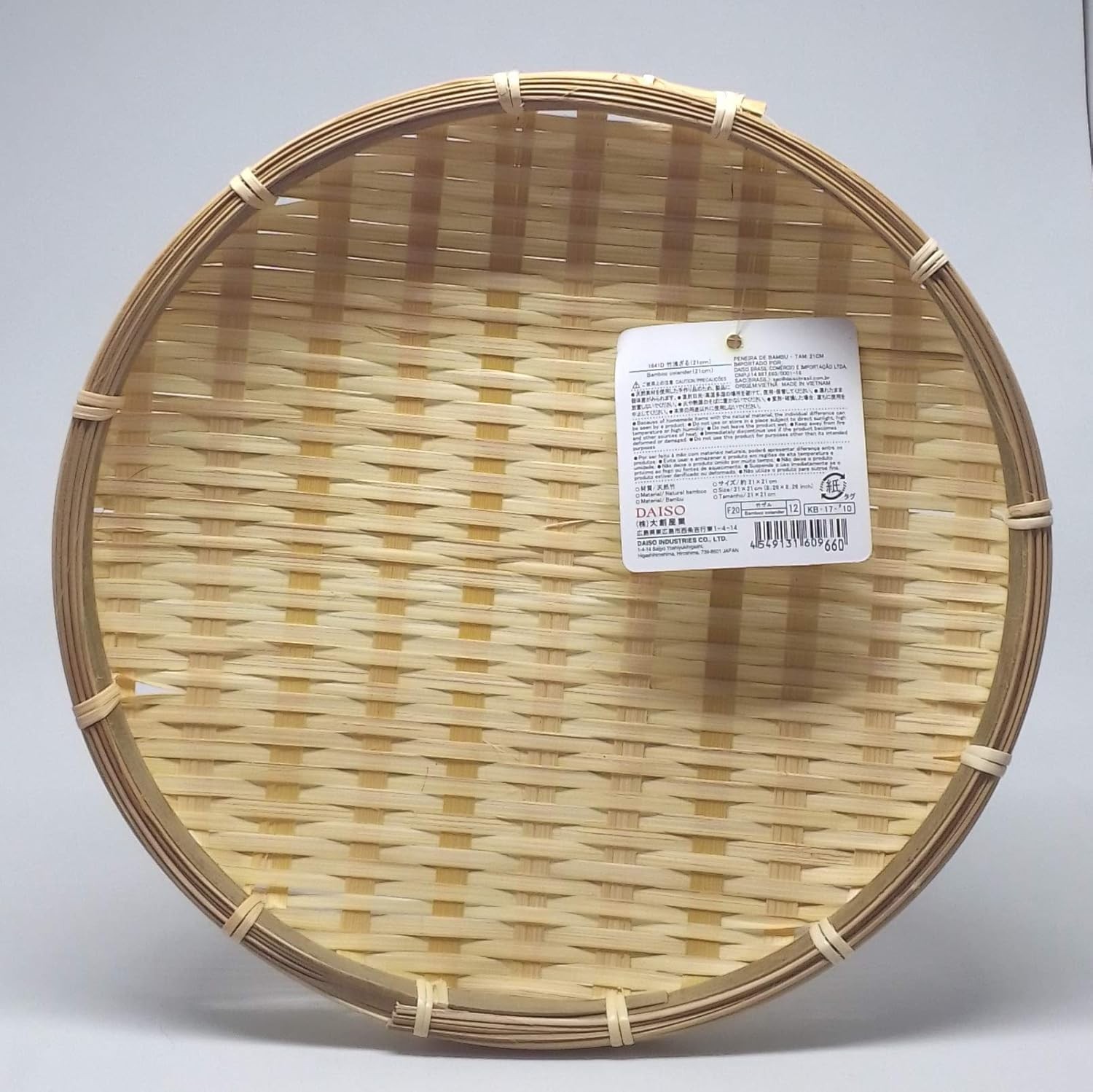 Japan Bboo Round Zaru Basket/Colander For Soba, Udon and Noodles 8