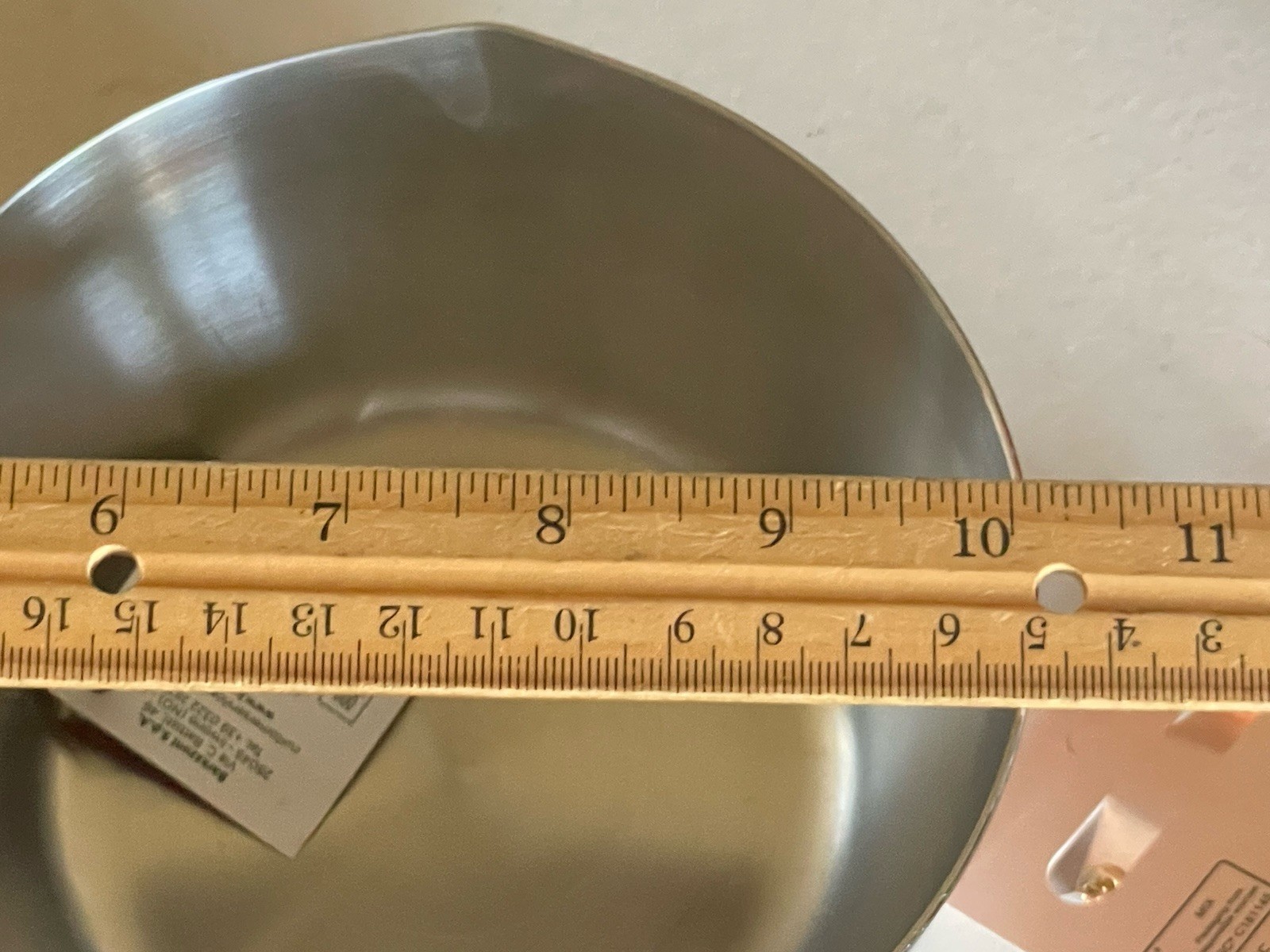 BARAZZONI STAINLESS STEEL CONICAL PAN 14 CM (5,6”) ITALY