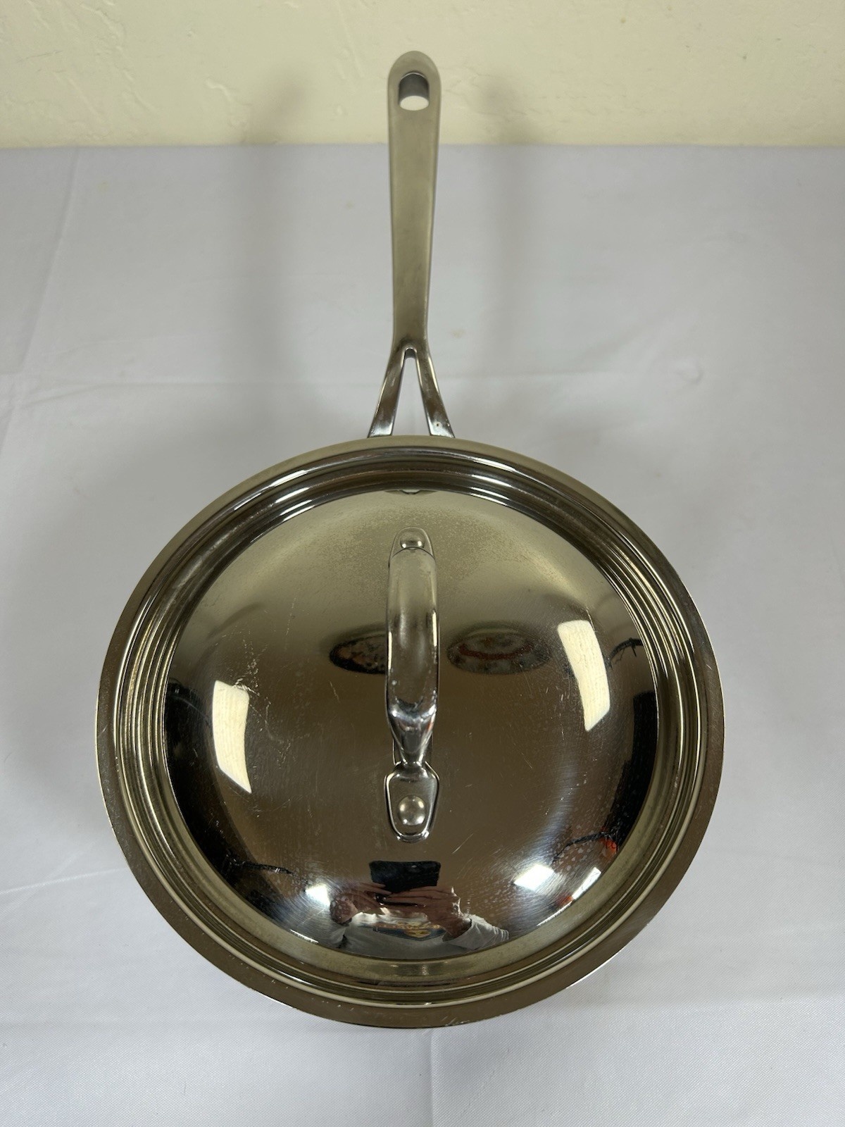 DACOR Hot Dots 2.5 qt Stainless Steel Sauce Pan Saucier Cookware w/ Lid