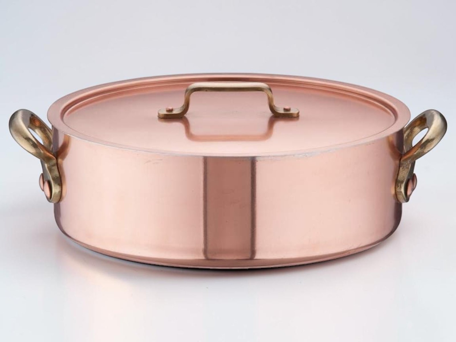 TKG SA Etoile AST14027 Copper Casserole Pot 27cm Tin-Lined Japan