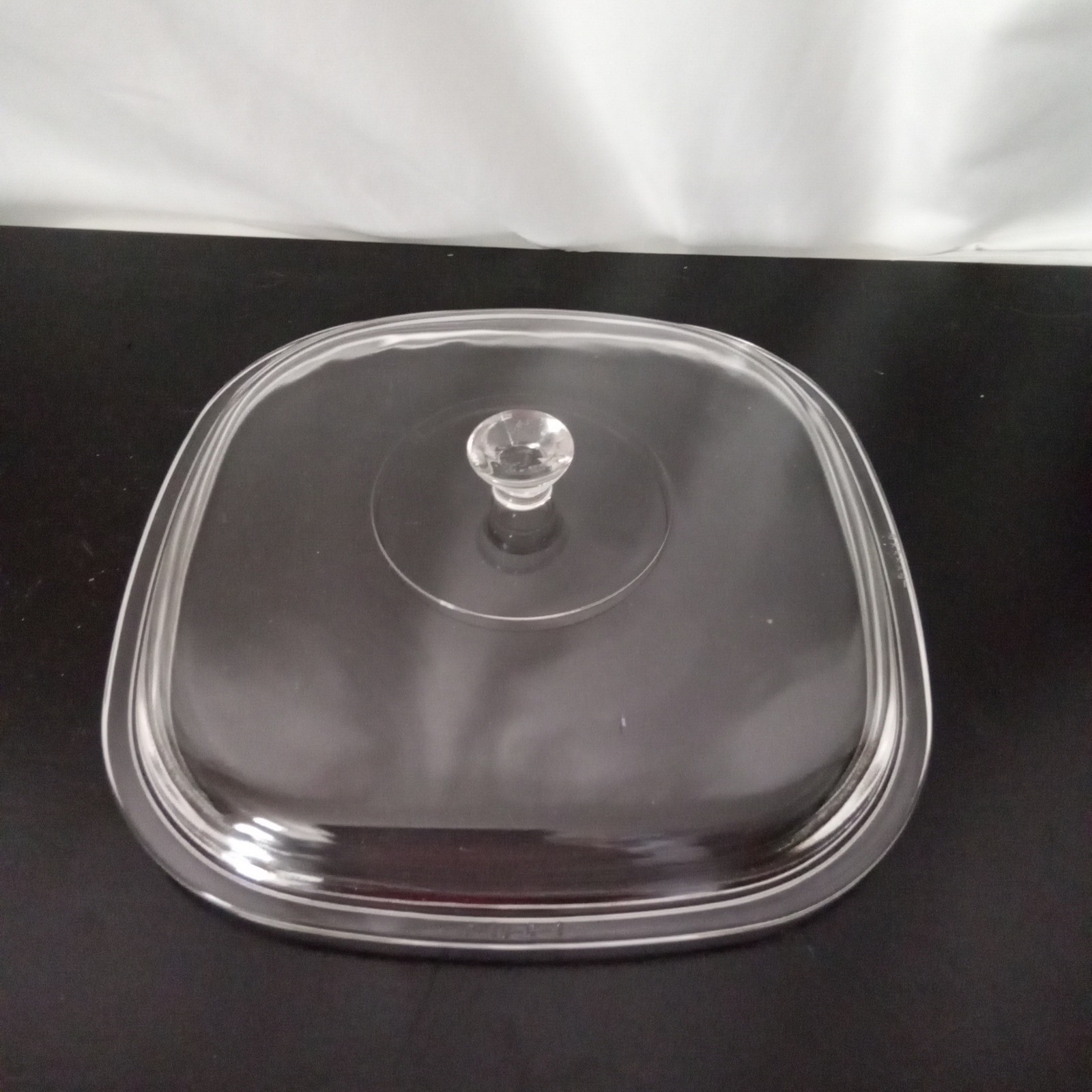 Pyrex Clear Glass Square Replacement Lid P-10-C-1 for 10 Inch Casserole Dish