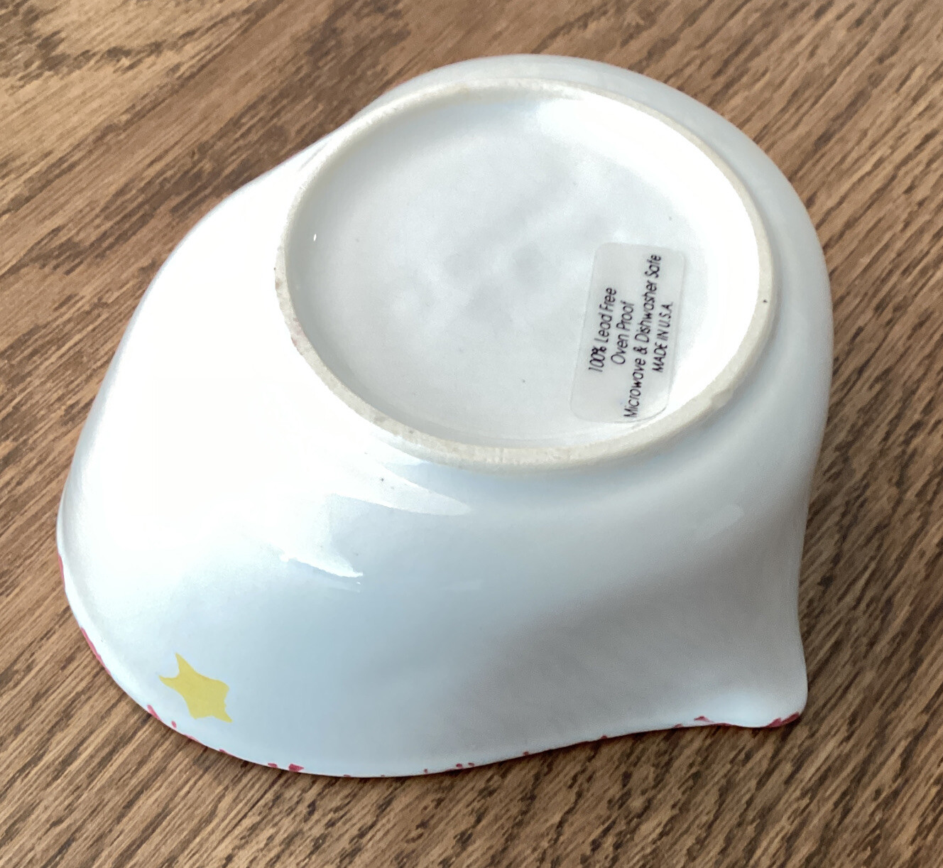 Chaparral Heart Shaped Stoneware Christmas Baking Dish Bowl 5.5″ X 4.5″ X 2″ USA